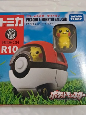 Dream Tomica Ride On R10 Pikachu & Monster Ball Car Pokemon new