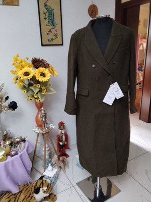 MANTECO, ZARA khaki coat size xxl new