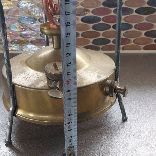 German brass gas stove Bat like new