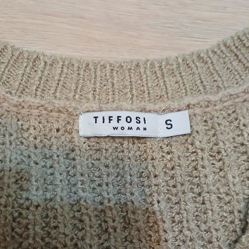 Tiffosi women's knitted sweater beige like new, size S