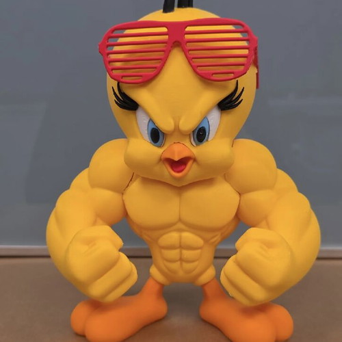 Tweety The Gym Bird figure 22cm height new