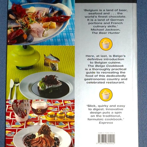 Belgo Cookbook like new, English cookbook