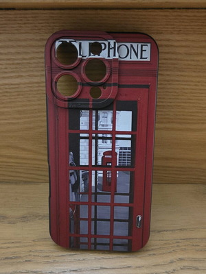 iPhone 16 Pro case London Phone Booth red new