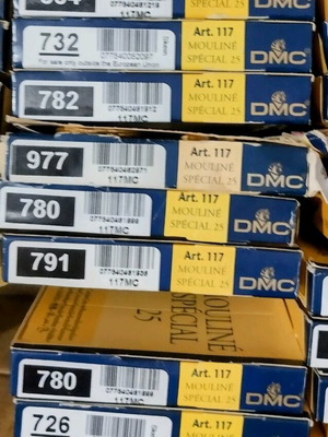 Μουλινε DMC καινούργιο, πακέτο 120 (10 κουτιά)