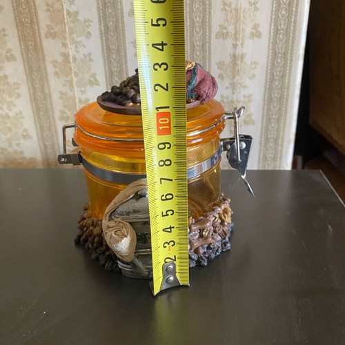 Coffee jar used with coffee theme