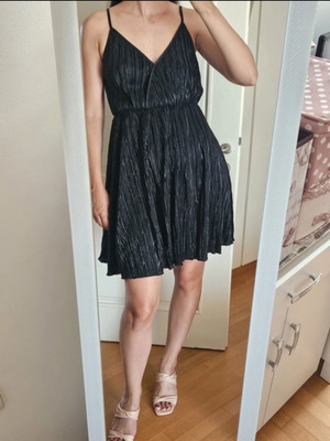 Pull & Bear black shiny dress, size Small