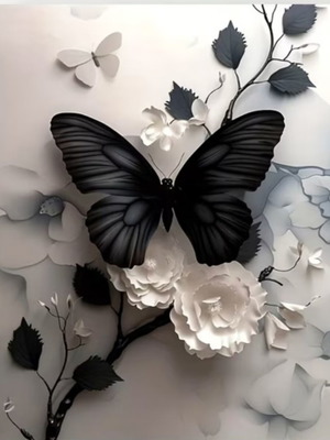 Diamond Painting "Butterfly" new creative craft kit 30x40