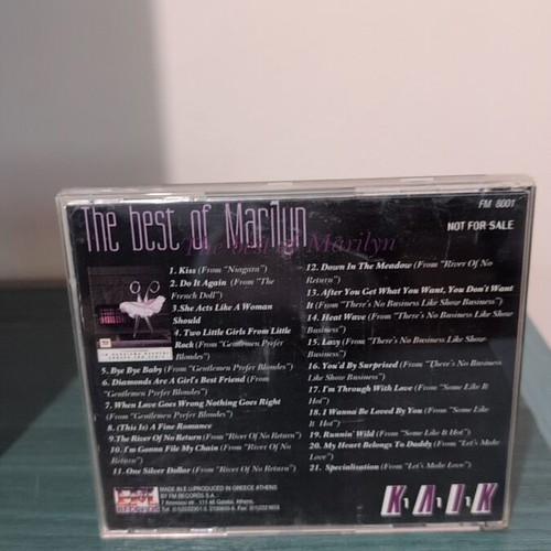 Klik The Best Of Marilyn CD like new
