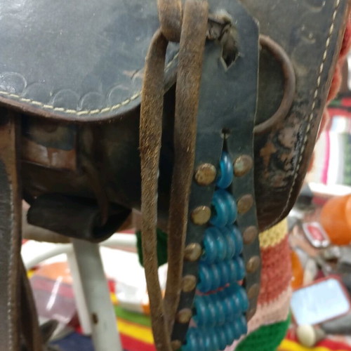 Leather old horse saddle used in very good condition