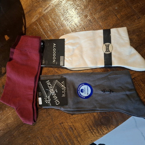 Men's socks new, pack of 3 pairs 100% cotton