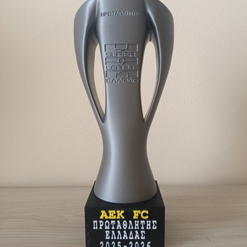 AEK Championship Trophy 2025-2026 3D Printed New