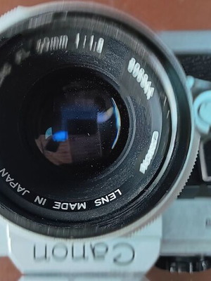 Canon FT analog camera used with flash and infrared filter
