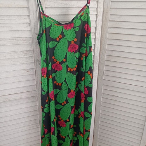 We Are maxi satin dress like new, colorful, sizes S M