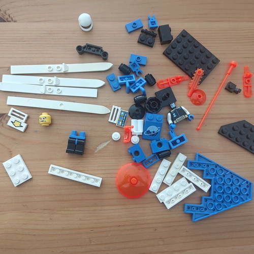 Lego vintage set Celestial Sled 6834 used