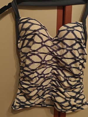 Tommy Hilfiger tankini like new, white and grey, size S