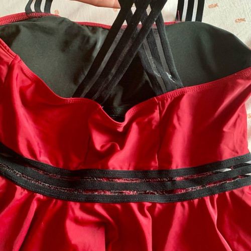 Tankini in burgundy color like new, size M