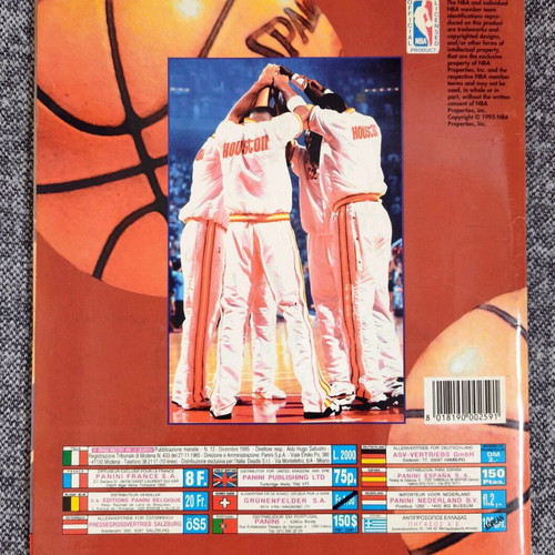 Panini NBA Basketball 1995-1996 album like new