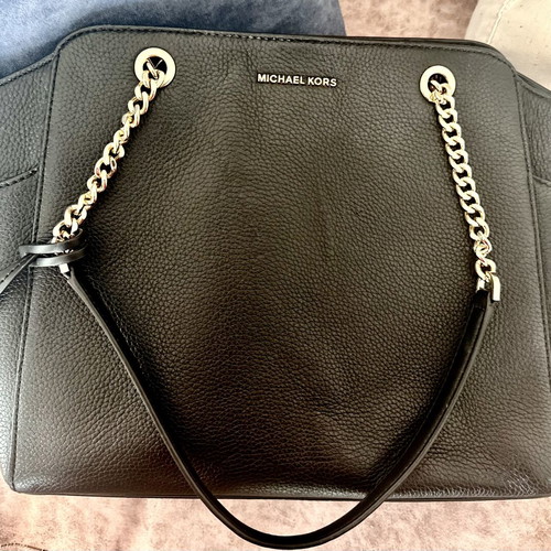 Michael Kors Jacquelyn Medium Pebbled Leather Tote Bag
