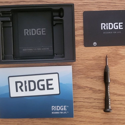 Ridge Wallet genuine leather RFID blocking wallet