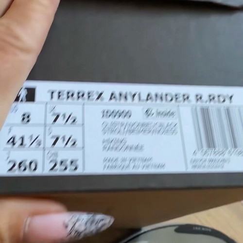 Adidas Terrex Anylander Rain Ready sneakers new, size 41.5, black and green
