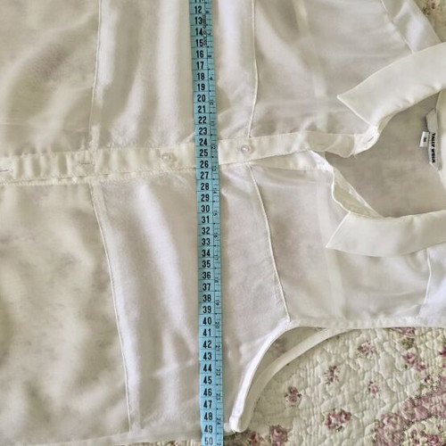 White sleeveless shirt Tally Weijl like new, size S/M