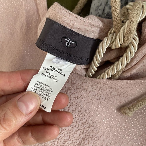 Top Stelios Koukounaris silk viscose onesize, like new, nude color