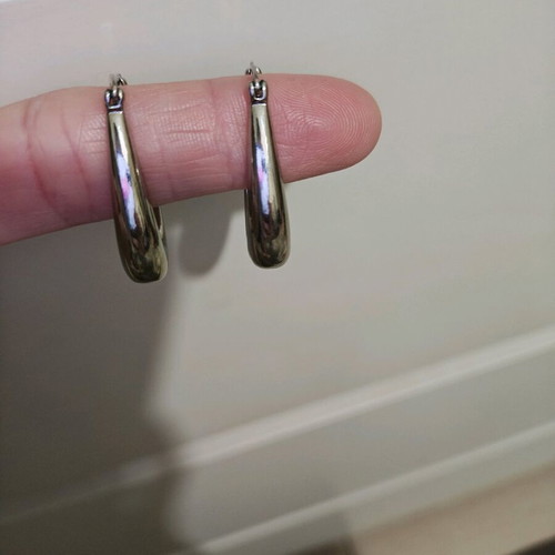 Silver earrings S925 new, silver color