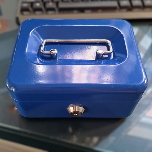 Metal Cash Box used with Lock and Handle