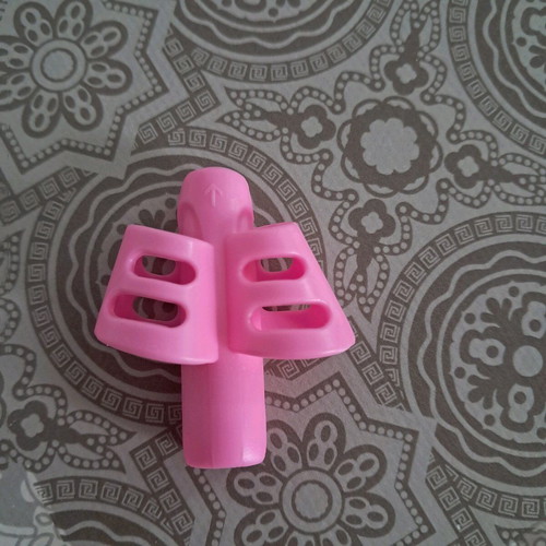 Writing learning grip new, pink silicone
