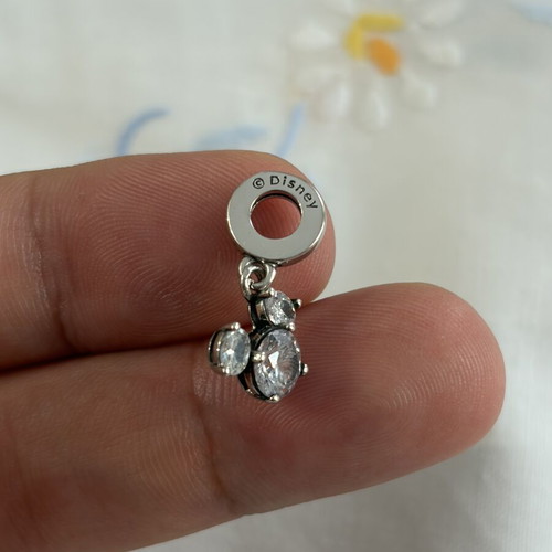 Pandora Mickey Mouse silver charm pendant