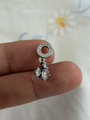 Pandora Mickey Mouse silver charm pendant