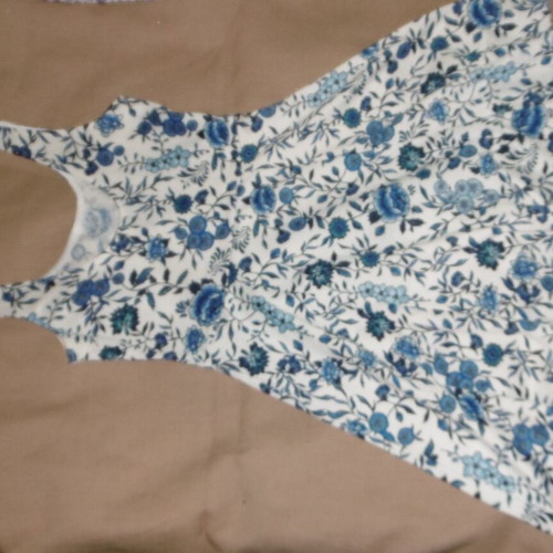 H&M dress like new, mini size 38, blue floral