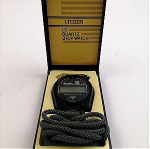 Χρονόμετρο CITIZEN LC Quartz Stopwatch Japan 1980