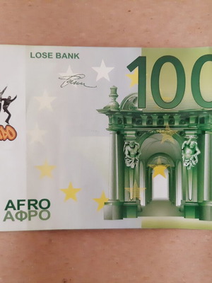 100 Afro collectible note Locomondo new
