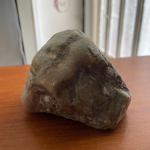 Multicolored quartz new with iron patterns