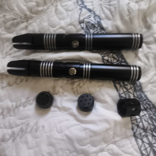 Lightsaber Saberstaff dual-spit used with 12-color wheel and 4font heavy-sparring