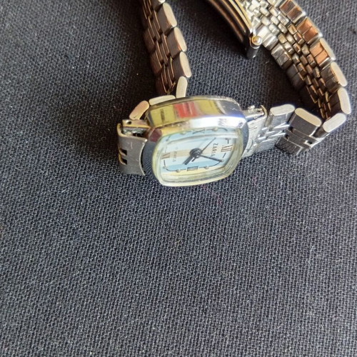 Zaria mechanical wristwatch USSR with Seiko chain