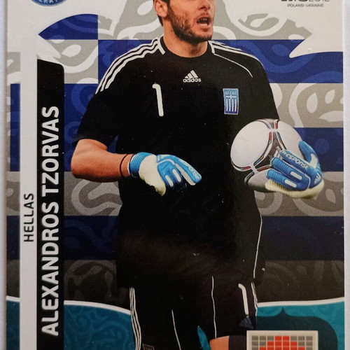 Alexandros Tzorvas Euro 2012 collectible card