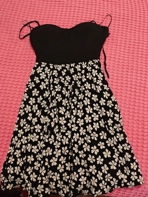 Tally Weijl Φλοράλ μίνι/μίντι φόρεμα strapless, μέγεθος S