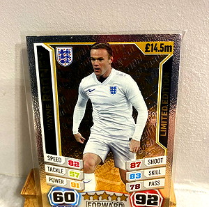 σπάνια κάρτα ROONEY limited edition