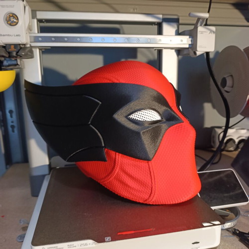 Deadpool x Wolverine 3D Printed Mask custom fit, new