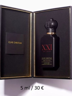 XXI Art Deco Blonde Amber by Clive Christian decant 5 ml new