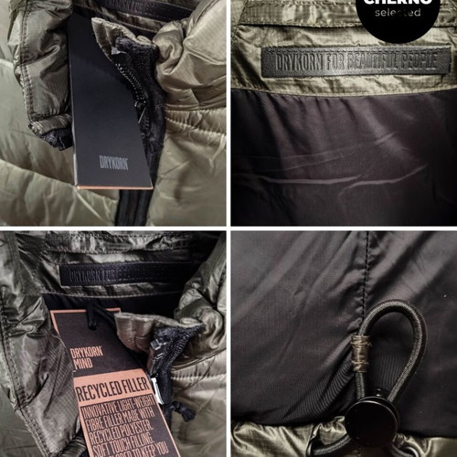 DRYKORN Veron Quilted Puffer Vest new, size L•XL, green