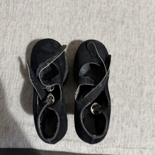 Black high heels used, size 38, 14 cm heel