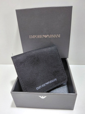 EMPORIO ARMANI κουτί με πουγκί, 9×9×3,7 εκ.