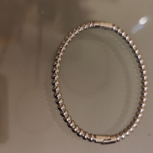 Silver bracelet made of stainless steel new