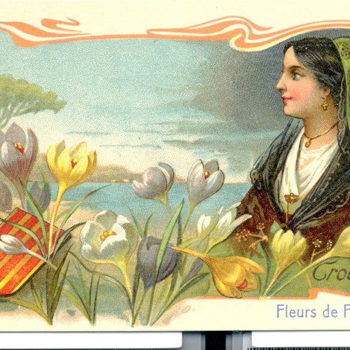 Authentic lithographic advertising cards, pack of 10