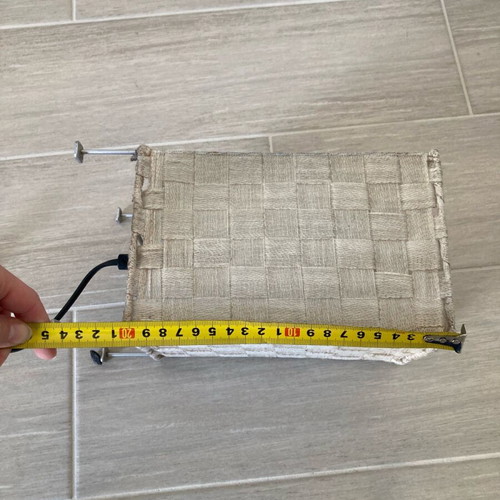 Table lamp used with fabric shade