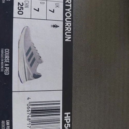 Adidas athletic shoes like new, lilac and gray, size 40.5