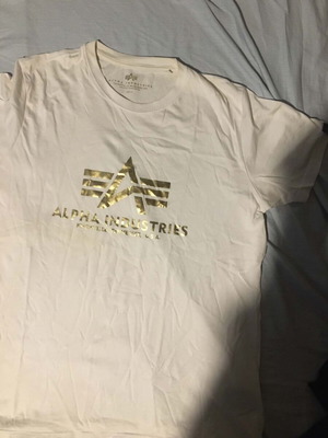 Alpha Industries T-shirt white size M used